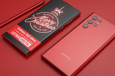Điện thoại Galaxy S22 Ultra phiên bản màu đỏ, Dần đỏ cả năm