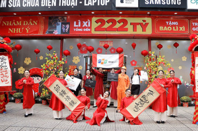 FPT Shop lì xì hậu hĩnh và tặng thêm “hổ vàng” may mắn cho khách hàng mua sắm dịp Tết