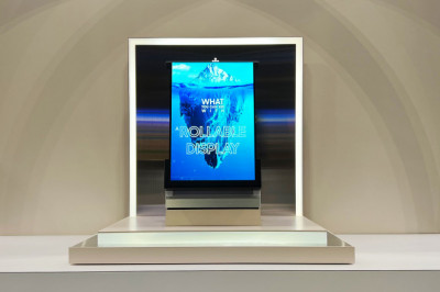 Samsung công bố màn hình cuộn 12,4 inch cực