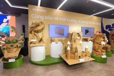 Samsung vinh danh các tác phẩm xuất sắc của cuộc thi tái chế bao bì “Sáng tạo thế giới xanh”