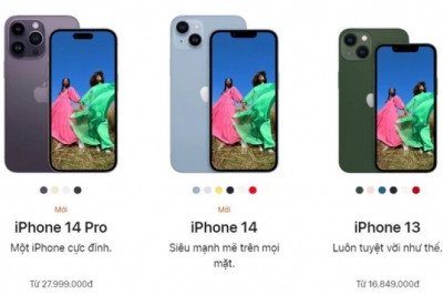 So sánh giá iPhone tại Apple Store online và đại lý ủy quyền: Chênh nhau đến vài triệu đồng?